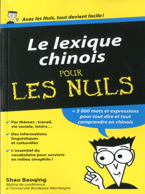 cover image of Le Lexique Chinois Pour les Nuls
